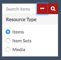 Options de la recherche avancée